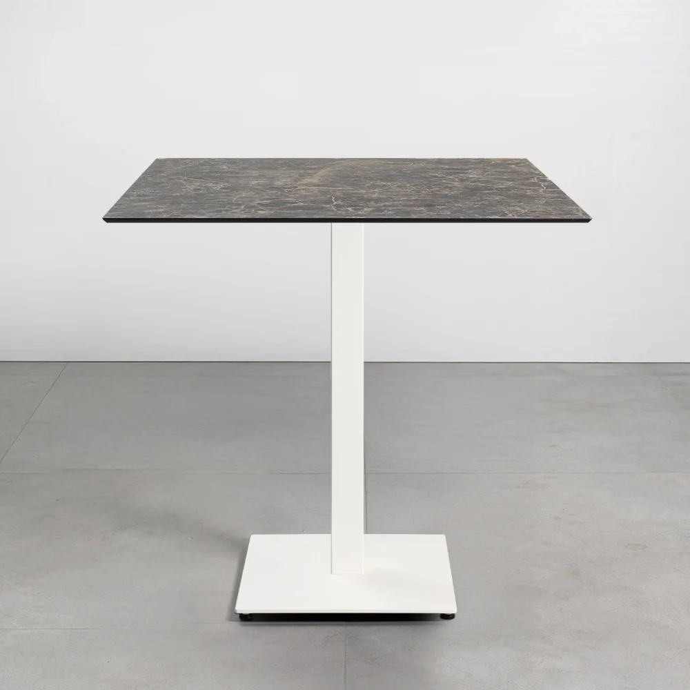 Tavolo con top in HPL 70x70 Oriental