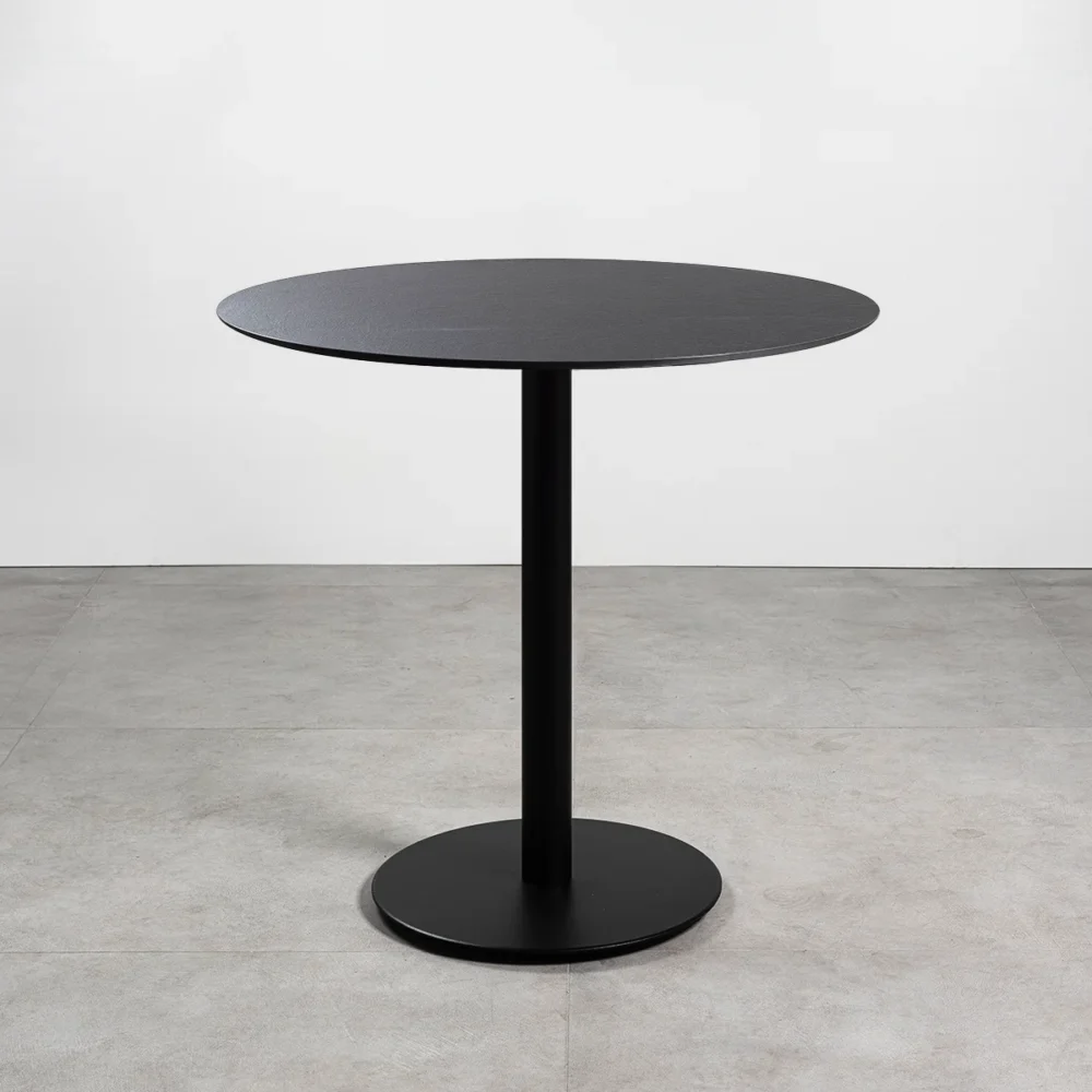 Tavolo con top in HPL ø70 Ardesia