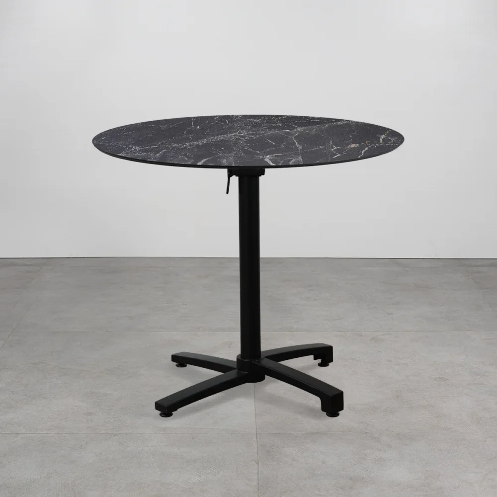 Tavolo con top in HPL ⌀80 Impero