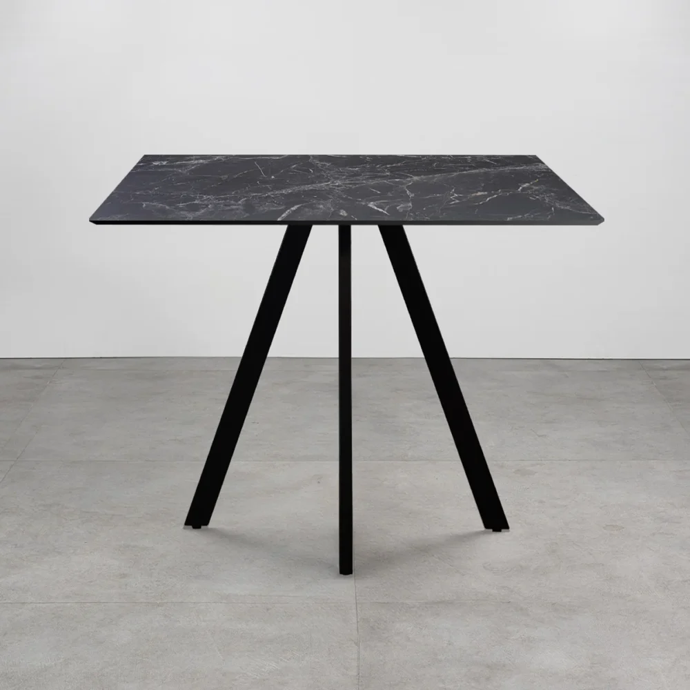 Tavolo con top in HPL 80x80 Impero