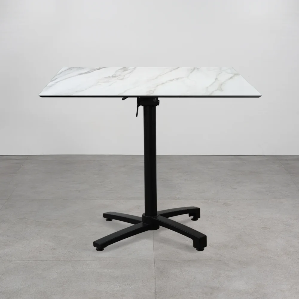 Tavolo con top in HPL 80x80 Olimpo