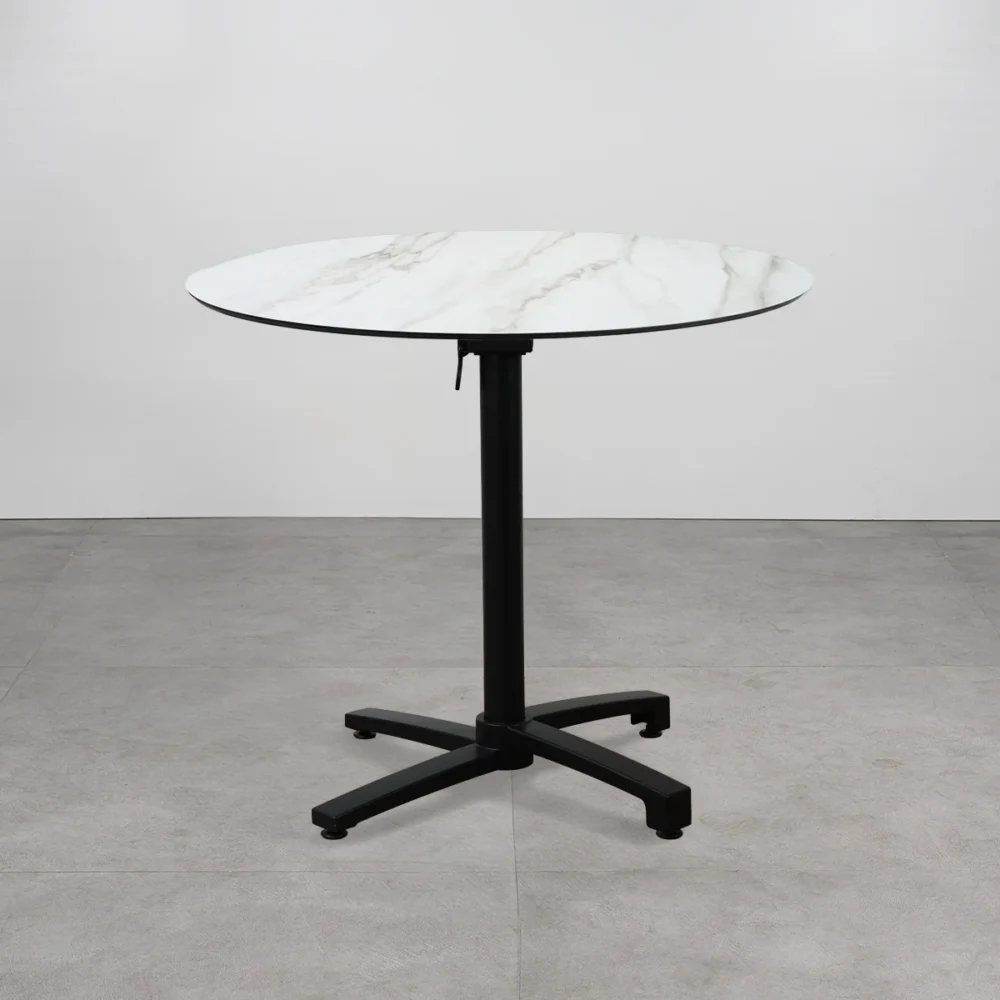 Tavolo con top in HPL ⌀80 Olimpo