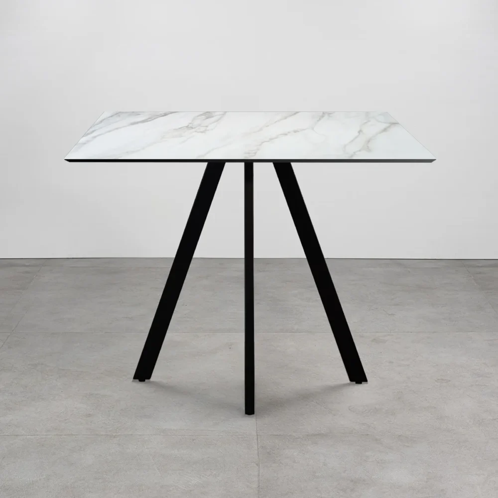 Tavolo con top in HPL 80x80 Olimpo