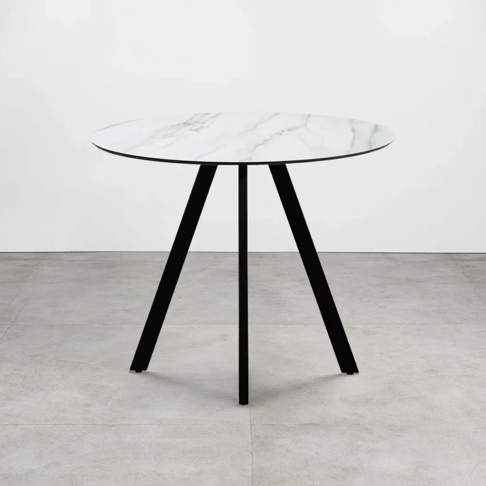 Tavolo con top in HPL ⌀80 Olimpo