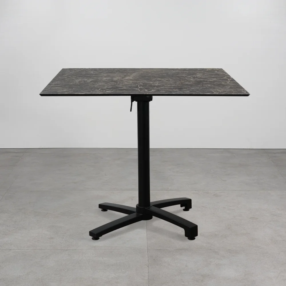 Tavolo con top in HPL 80x80 Oriental